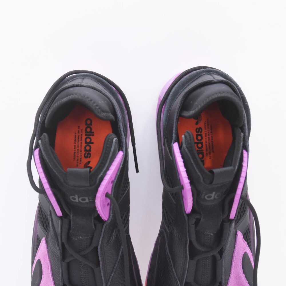 Rare Adidas Streetball 'Black Purple' Men's Sneakser EF6983 Shoes Size 17 EUC - Picture 9 of 16
